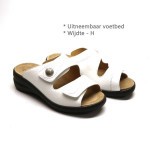 Slipper witte lak 21104 H Solidus